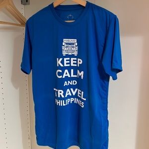KEEP CALM AND TRAVEL PHILIPPINES SHIRT (Blue)